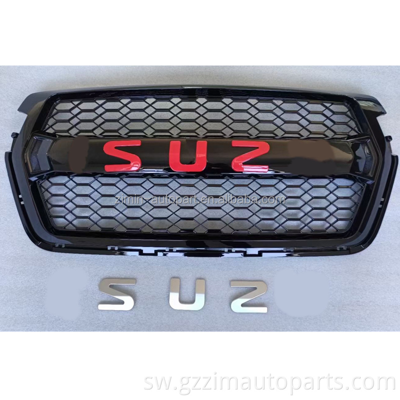 Kitengo cha mwili wa gari mbele ya grill ya Isuzu D Max 2021 Bumper Grill